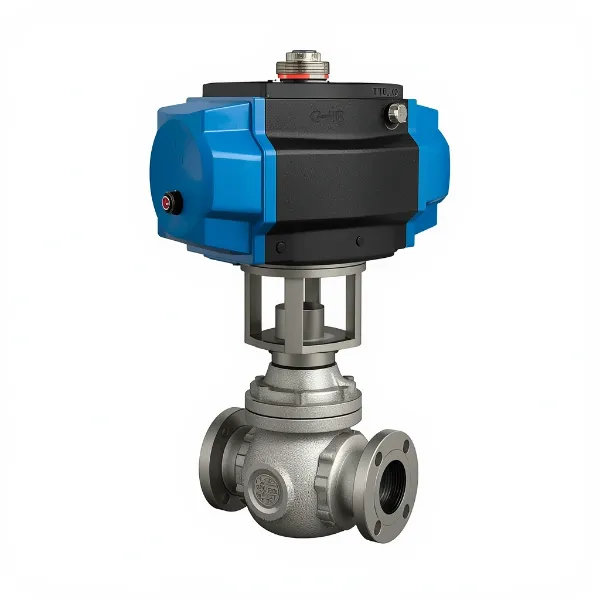 شیر کنترلی با اکچوپتور برقی و پنوماتیک